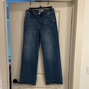 Rockin C Wide-Leg Blue Jeans NEVER WORN